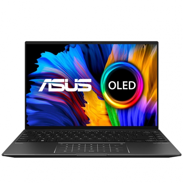 Foto do Produto Notebook Asus Zenbook 14X OLED UM5401QA-KN056W, AMD Ryzen 7 5800H 3.20GHz (4.40GHz), 8GB RAM, 512GB SSD, Tela 14" WQ+ 2.8K OLED, Windows 11 64BIT, Espanhol, Jade Preto