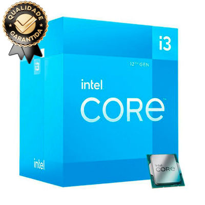 Foto do Produto PROCESSADOR INTEL CORE I3 12100 SOCKET LGA 1700 / 3.30GHZ / 12MB