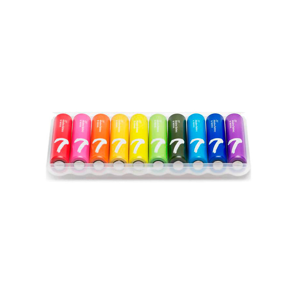 Foto do Produto Pilha AAA Xiaomi Rainbow Batteries Caixa Com 10 Peças - 35798-BHR5394GL-LR03