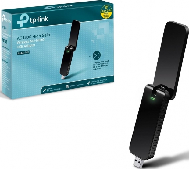 Foto do Produto ADAPTADOR USB WIFI TP-LINK ARCHER T4U AC1300 DUAL