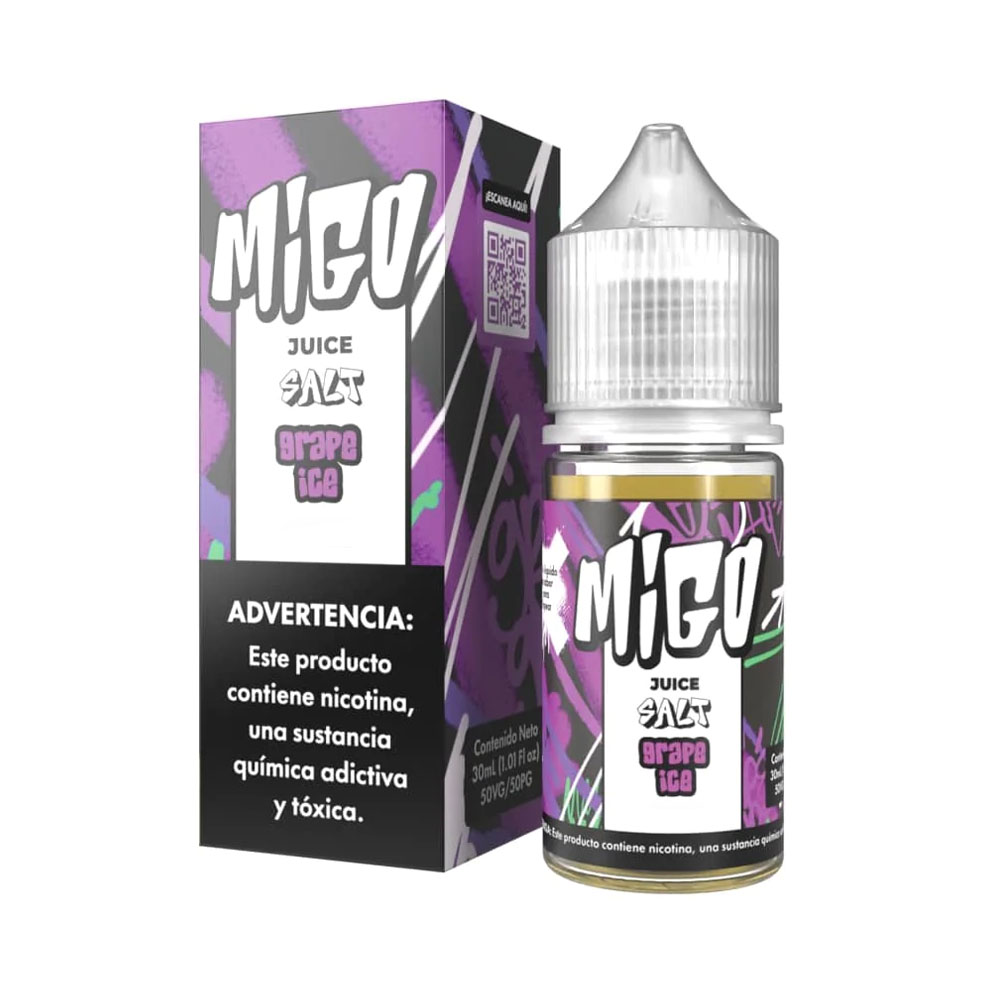 Foto do Produto ESENCIA MIGO NIC SALT GRAPE ICE 50MG 30ML