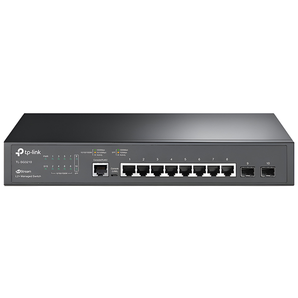 Foto do Produto Hub Switch Tp-link TL-SG3210 2SFP 8 Portas - 10/100/1000Mbps