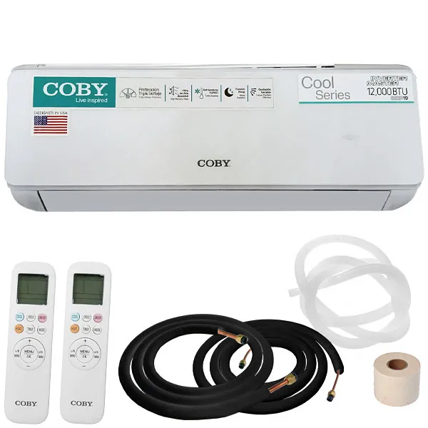 Foto do Produto Ar Condicionado Coby CY-AC-INV-12K Inverter 12.000 BTUs Frio/Quente 50Hz - Branco
