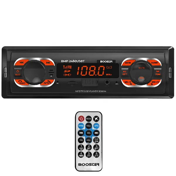 Foto do Produto Toca Rádio Booster BMP-2450USBT 4 de 50 watts com Bluetooth e USB - Preto