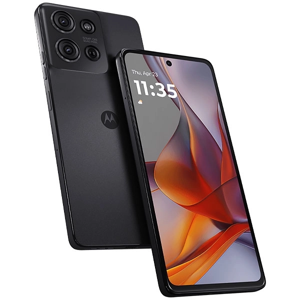 Foto do Produto Celular Motorola Moto G75 5G XT2437-3 NFC Nano + eSIM de 256GB/8GB RAM de 6.8" 50+8MP/16MP - Charcoal Grey