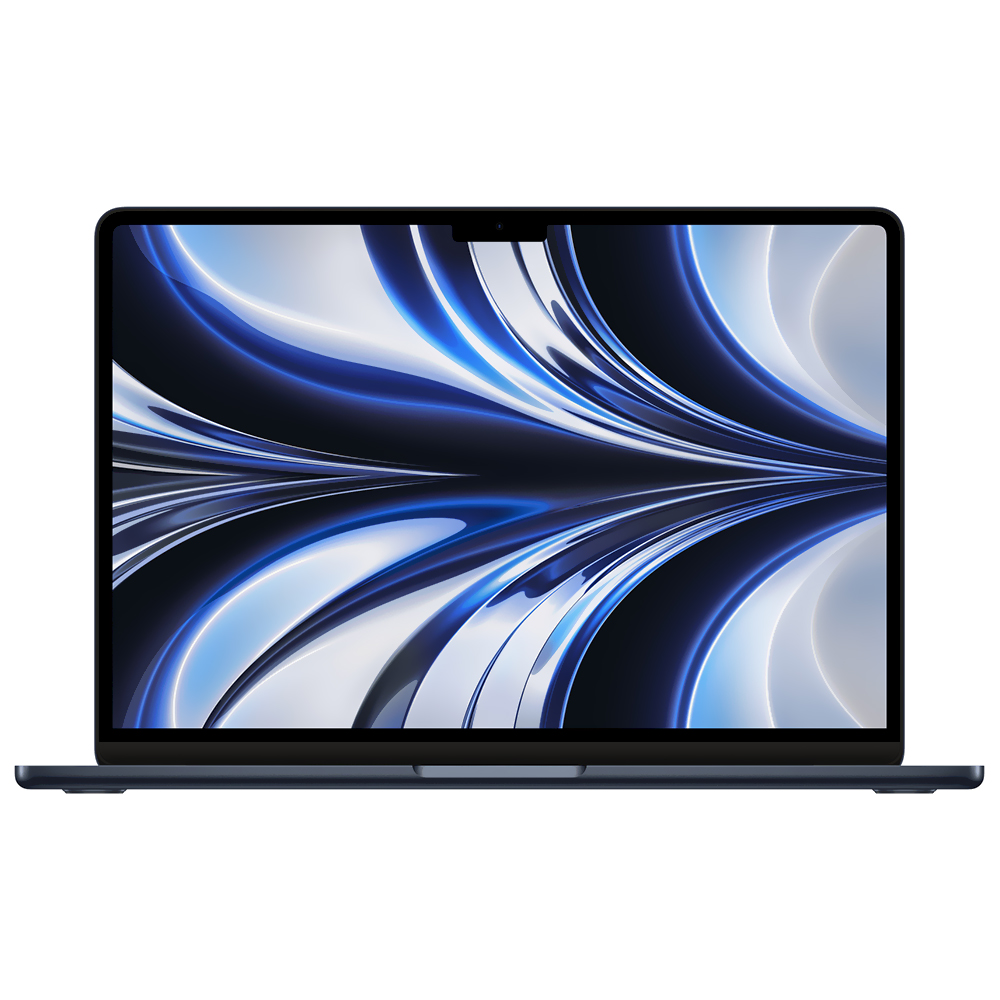 Foto do Produto Apple MacBook Air MW123LL/A A3240 M4 10 Core Tela Retina 13.6" / 16GB de RAM / 256GB SSD - Midnight (2025)