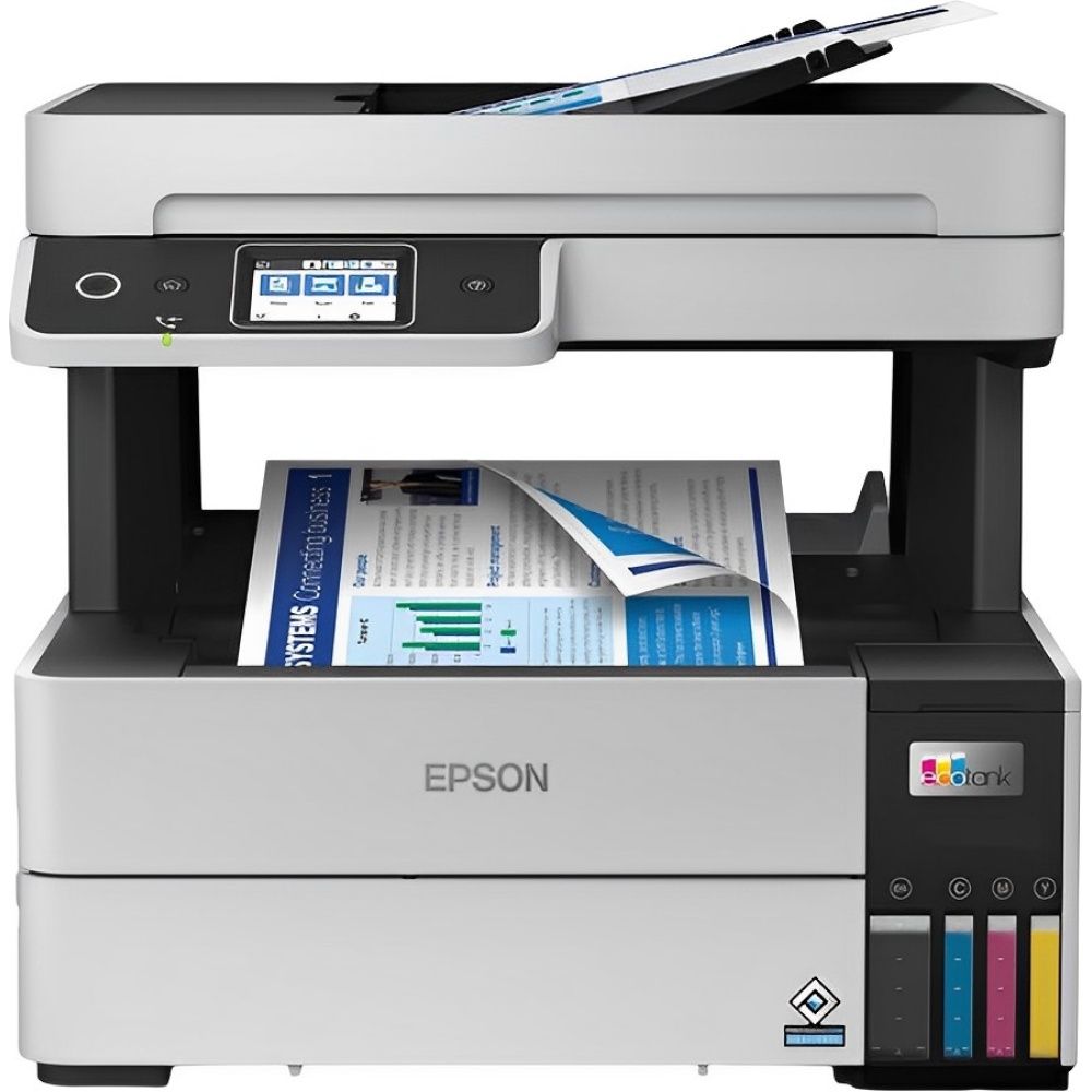 Foto do Produto Impressora Epson EcoTank L6490 4X1 I/S/C/F Wireless Bivolt - Branco