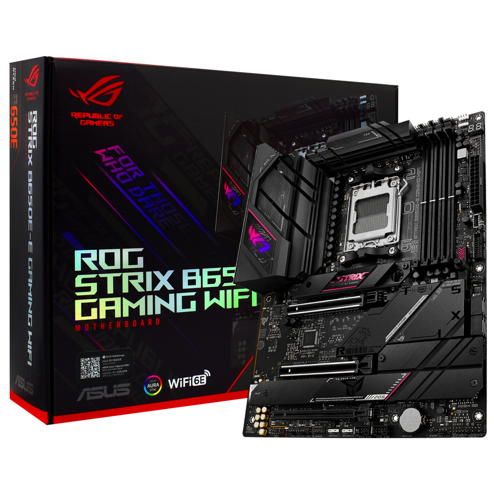Foto do Produto Placa Mãe ASUS ROG Strix B650E-E Gaming Wi-Fi Socket AM5 / DDR5