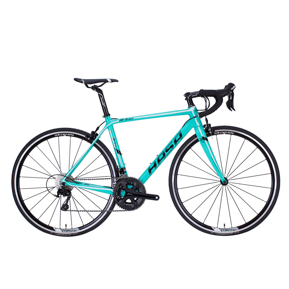 Foto do Produto Bicicleta Hasa R-1 Elite 105 700*47CM Vermelho/Turquesa/Fluorescente/Preto