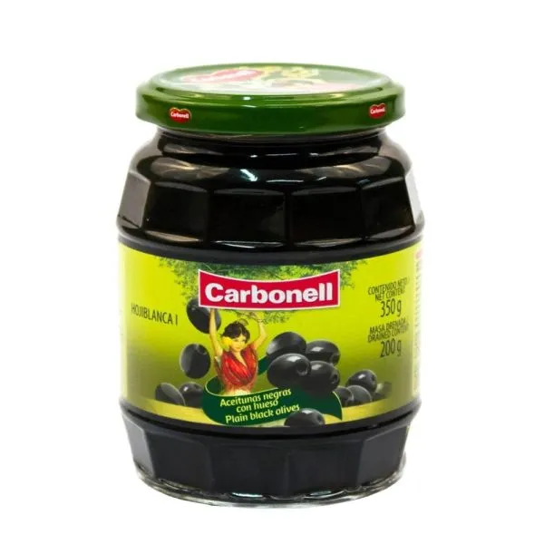Foto do Produto CARBONELL ACEITUNA NEGRA ENTERA 200GR