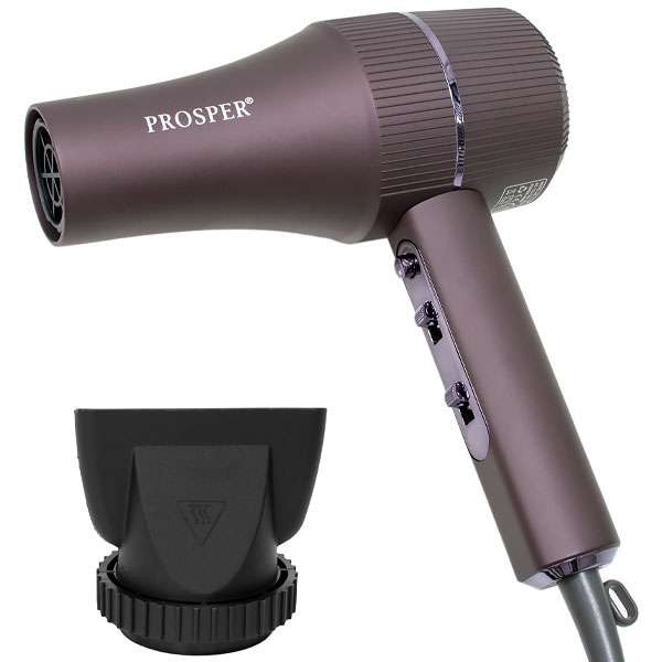 Foto do Produto Secador de Cabelo Prosper P-6900 / 3 Temperaturas / 2 Velocidades / 4800W / 220-240V ~ 50/60Hz - Marrom
