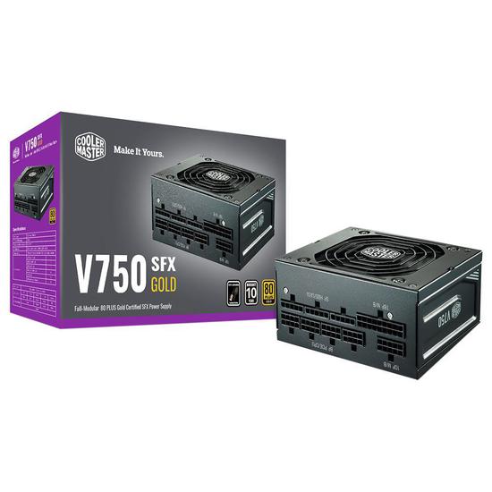 Foto do Produto Fonte Cooler Master V750 SFX Gold 80 Plus Gold 750W