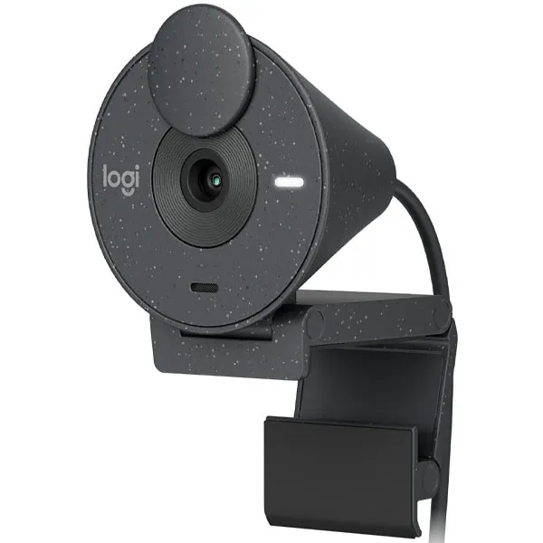 Foto do Produto Webcam Logitech Brio 300 Full HD USB-C - Preto