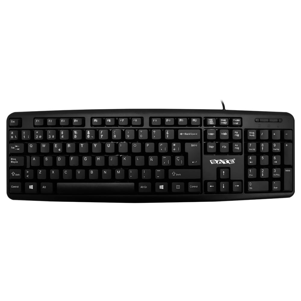 Foto do Produto Teclado Satellite AK-910 USB / Espanhol - Preto
