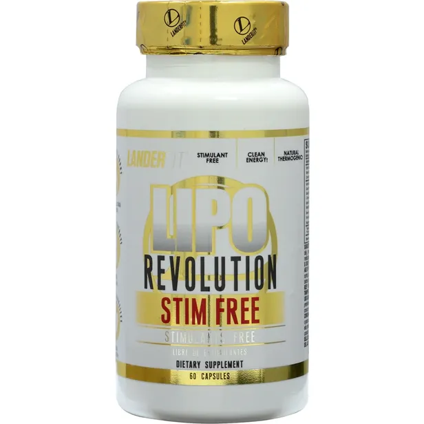 Foto do Produto LANDERFIT LIPO LIPO REVOLUTION STIM FREE PLASTICO 60 CAPS S/C