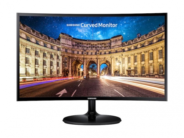 Foto do Produto Monitor Samsung LC27F390FHNXGO Curvo 27" Full HD (1920x1080), 4ms, 60HZ, 1xHDMI 1.4, 1xVGA (D-Sub), Preto