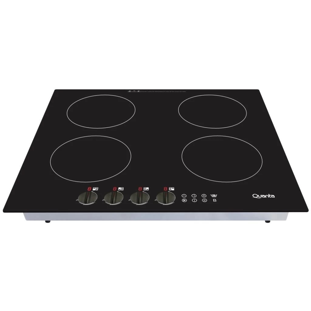 Foto do Produto Fogão Elétrico Quanta QTCEIN800 - 8000W - 4 Bocas - Indução - 220V - Preto