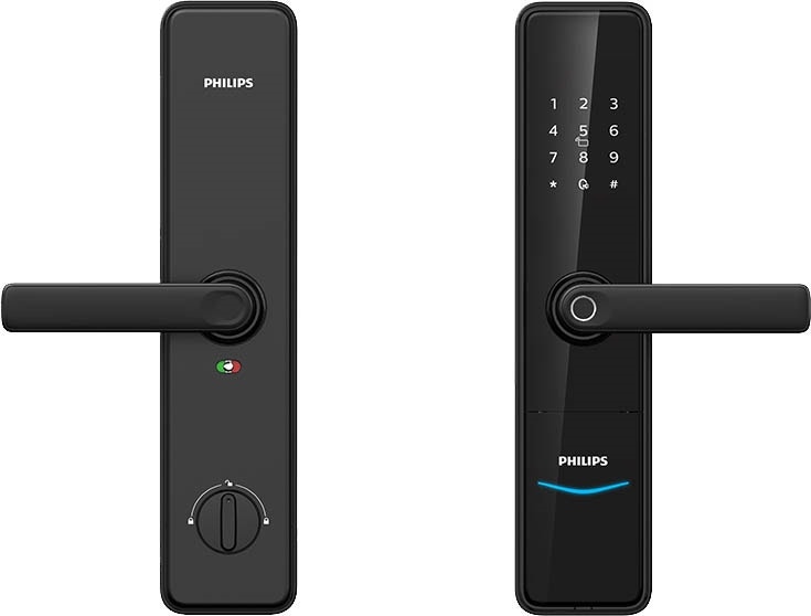 Foto do Produto Fechadura Eletrônica Digital Philips DDL603E-5HWS Preto