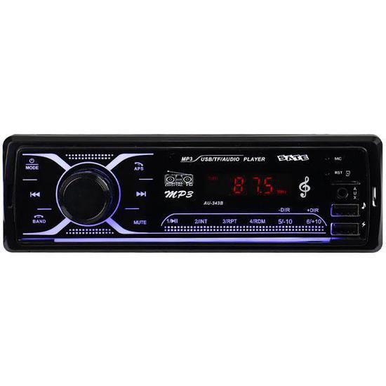 Foto do Produto CD Player Automotivo Satellite AU-343B SD / USB / Bluetooth / MP3