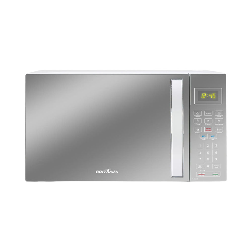 Foto do Produto MICROONDAS BRITANIA PMO28EB 28L 220V BLANCO - GRIS