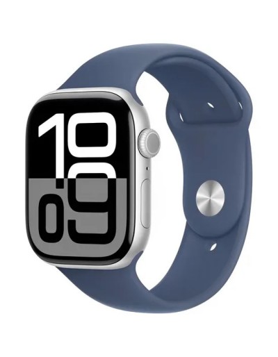 Foto do Produto Relógio Apple Watch S10 42mm Silver Al Blue Cloud Sl 'cel'