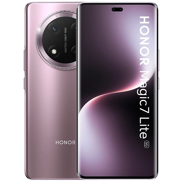Foto do Produto Celular Honor Magic7 Lite BRP-NX1 NFC Dual SIM de 512GB/12GB RAM de 6.78" 108+5MP/16MP - Titanium Purple