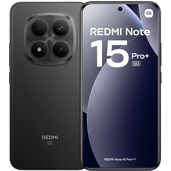 Foto do Produto Celular Xiaomi Redmi Note 15 Pro+ 5G NFC Dual SIM 256GB/8GB RAM de 6.83" 200+8MP/32MP - Preto (Global)