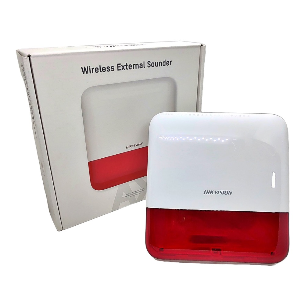 Foto do Produto HIKVISION INCENDIO-SIRENE ALARME EXTERNO WIFI DS-PS1-E-WB PY