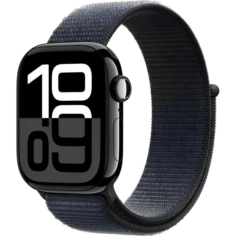 Foto do Produto APPLE WATCH SERIE 10 MWWG3LW/A 42MM SPORT LOOP JET BLACK