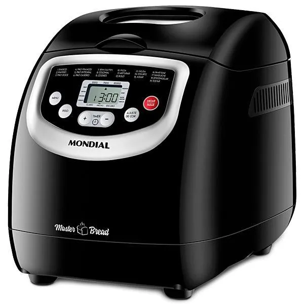 Foto do Produto Panificadora Mondial Master Bread NPF-53 700 watts 220V ~ 50/60 Hz - Preta