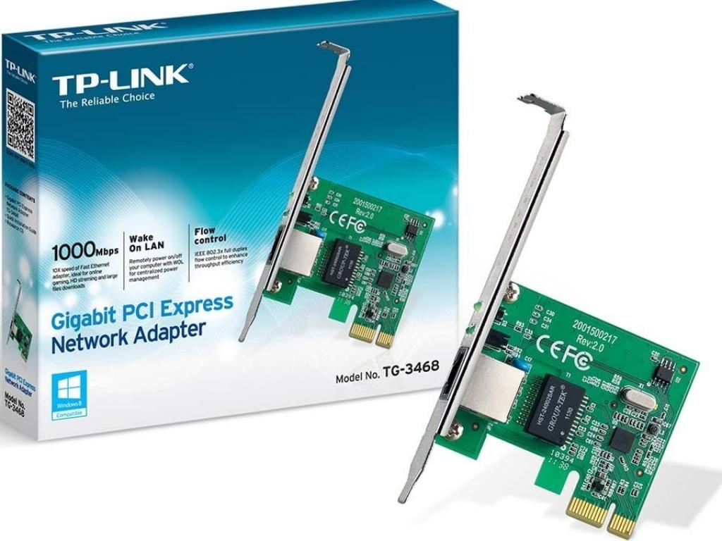 Foto do Produto Placa de Rede PCI Express Tp-Link TG-3468 10/100/1000