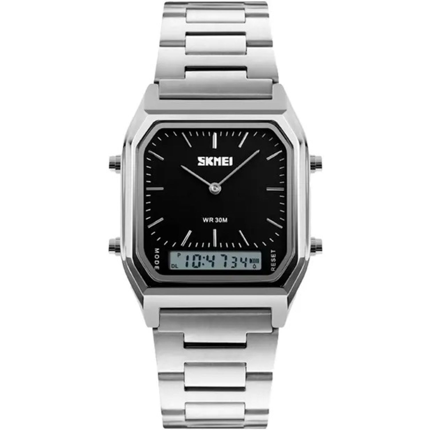 Foto do Produto RELOJ MASCULINO SKMEI 1220 SIBK SILVER BLACK