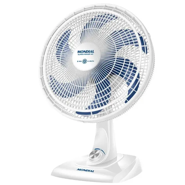 Foto do Produto Ventilador Mondial Super Power VSP-40-W 6 Pás 140 watts 220V ~ 60Hz - Branco