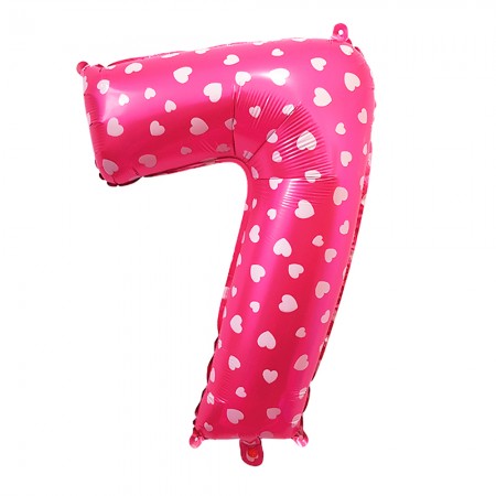 Foto do Produto Balao Numero 7 Pink 32 Polegadas