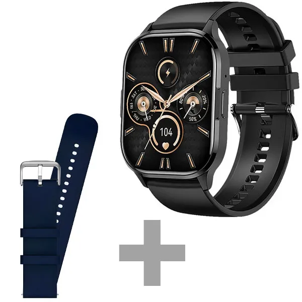 Foto do Produto Relógio G-TiDE S3 Pro com Bluetooth - Preto + Pulsera