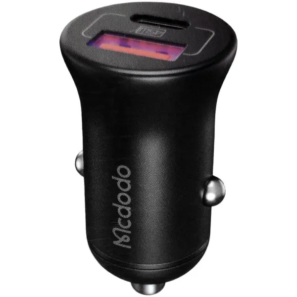 Foto do Produto MCDODO CARGADOR VEHICULAR CC-2680 USB/USB-C 45W BLACK