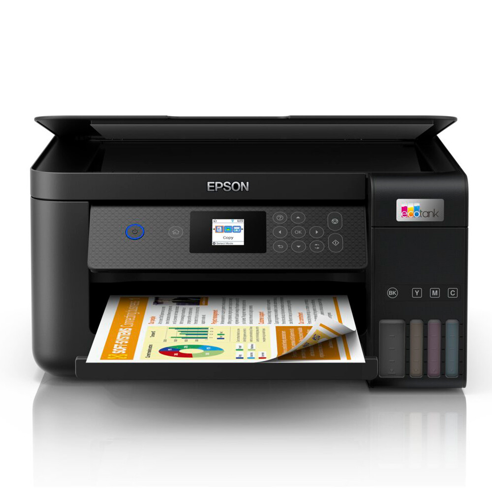 Foto do Produto Impressora Multifuncional Epson EcoTank L4260 3 em 1 USB/Wi-Fi Bivolt - Preta C11CJ63301