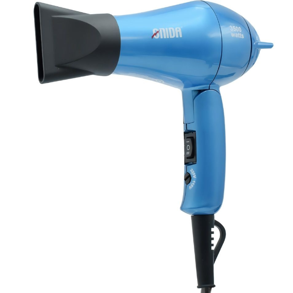 Foto do Produto Secador de Cabelo Onida ON-219 Mini / 3 Temperaturas / 2 Velocidades / 3500W / Bivolt - Azul