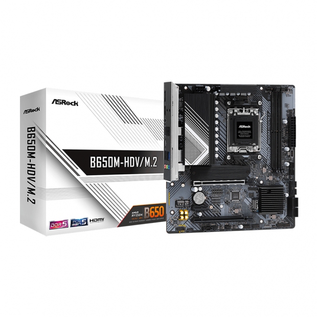 Foto do Produto MB AM5 ASROCK B650M-HDV/M.2 DDR5 HDMI/DP