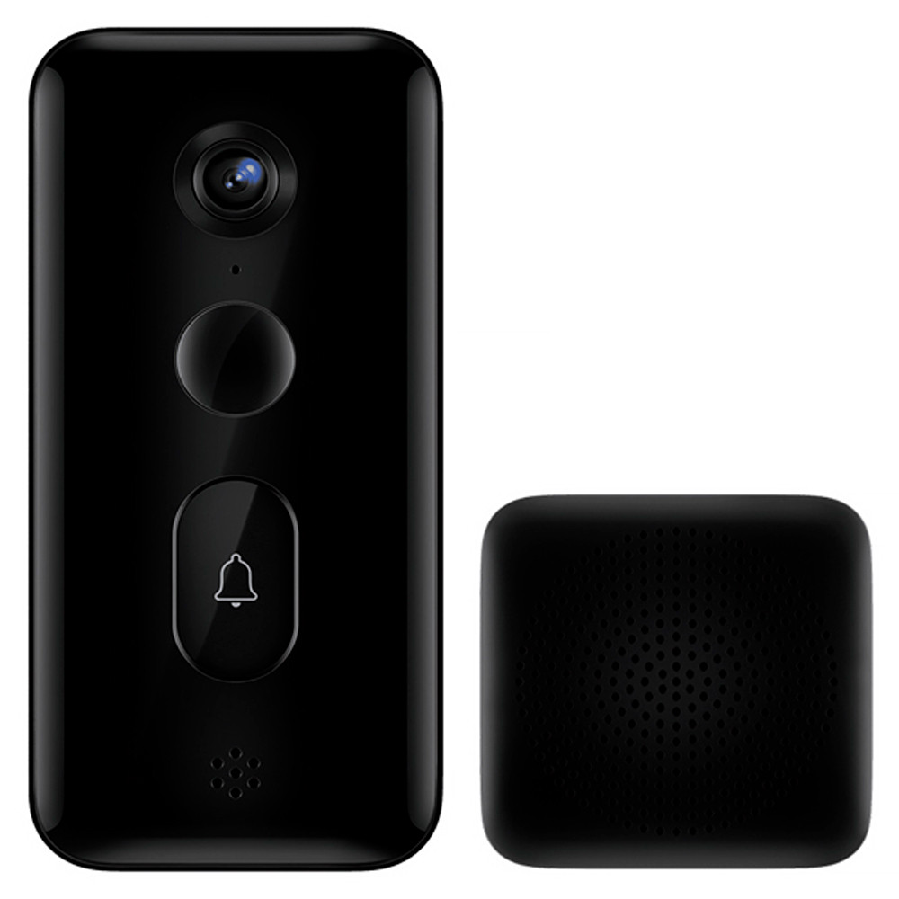 Foto do Produto Campainha Sem Fio Xiaomi Smart Doorbell 3 2K Wi-Fi - Preta 35890-BHR5416GL-MJML06-FJ