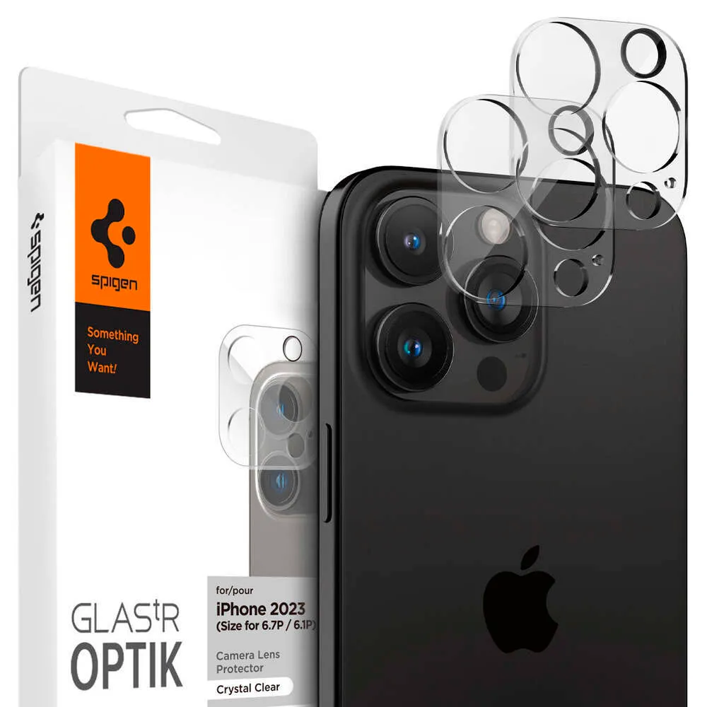 Foto do Produto SPIGEN PELICULA CELULAR AGL05761 CRISTAL TEMPLADO IPHONE 16 PRO MAX CLEAR