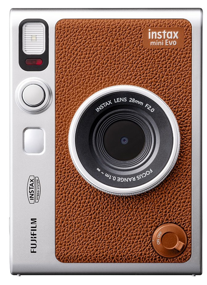 免*い様 FUJIFILM instax mini Evo Câmera Instantânea Fujifilm Instax Mini Evo - Brown na loja