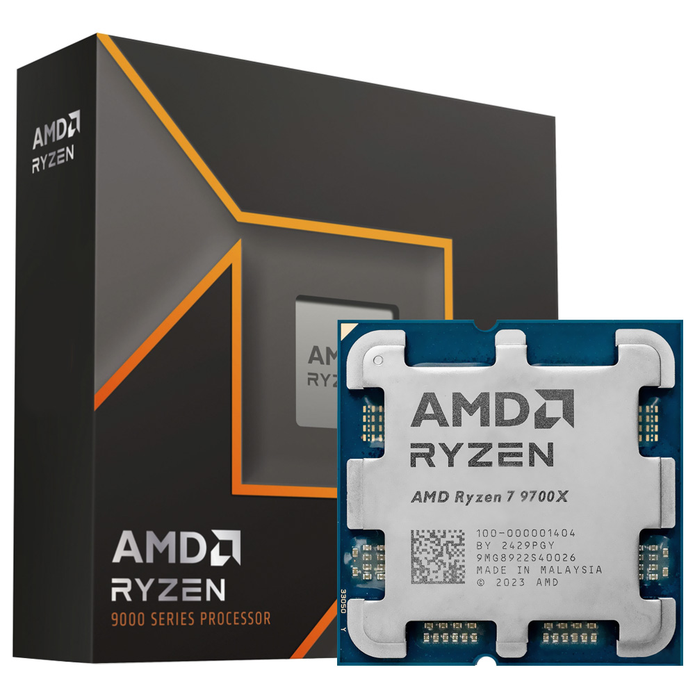 Foto do Produto Processador AMD Ryzen 7 9700X Socket AM5 / 5.5GHz / 40MB