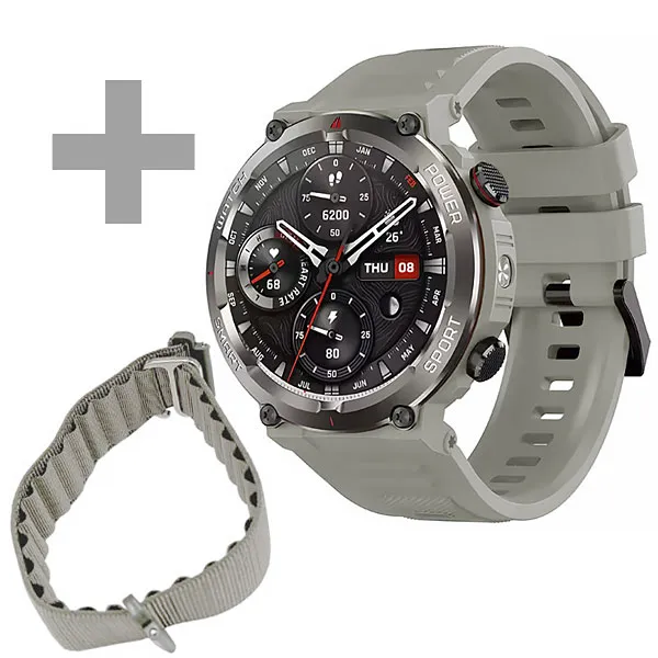 Foto do Produto Relógio Blackview W50 Pro Bluetooth - Khaki + Pulseira