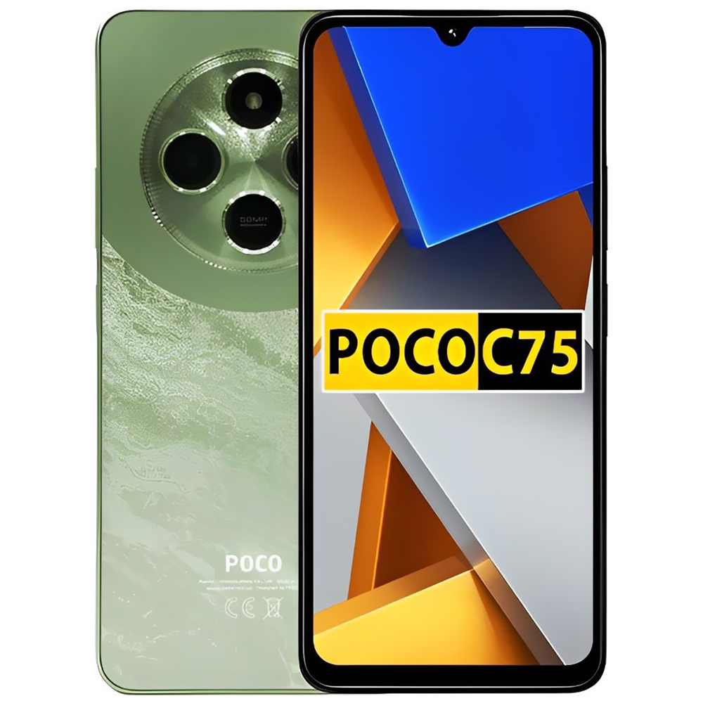 Foto do Produto Celular Xiaomi POCO C75 8GB de RAM / 256GB / Tela 6.88" / Dual Sim LTE - Verde (Global)