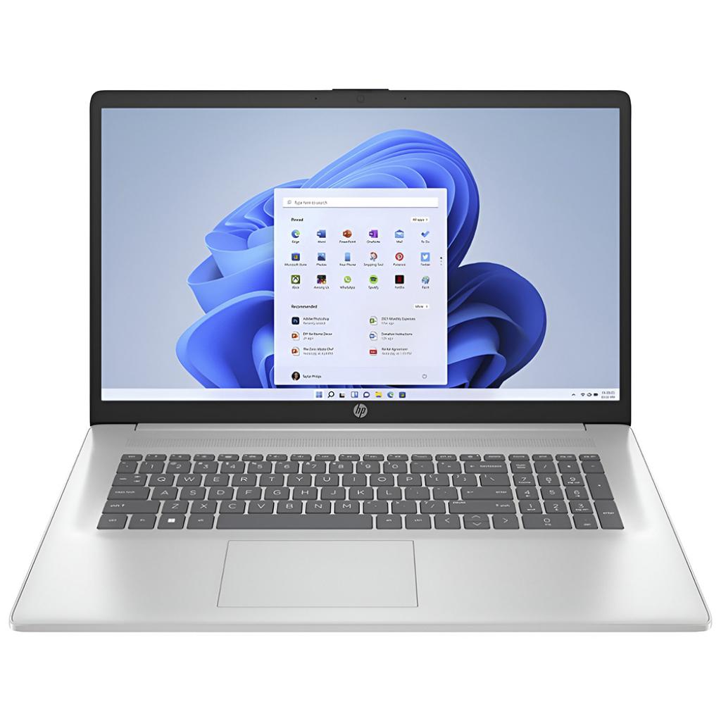 Foto do Produto Notebook HP 17-CP2025DX Ryzen5 7520U/8/512/17.3" Prata