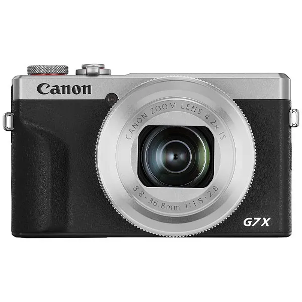 Foto do Produto Câmera Canon PowerShot G7X Mark III 20.1MP 4K de 3.0" com Wi-Fi/Bluetooth - Prata/Preta