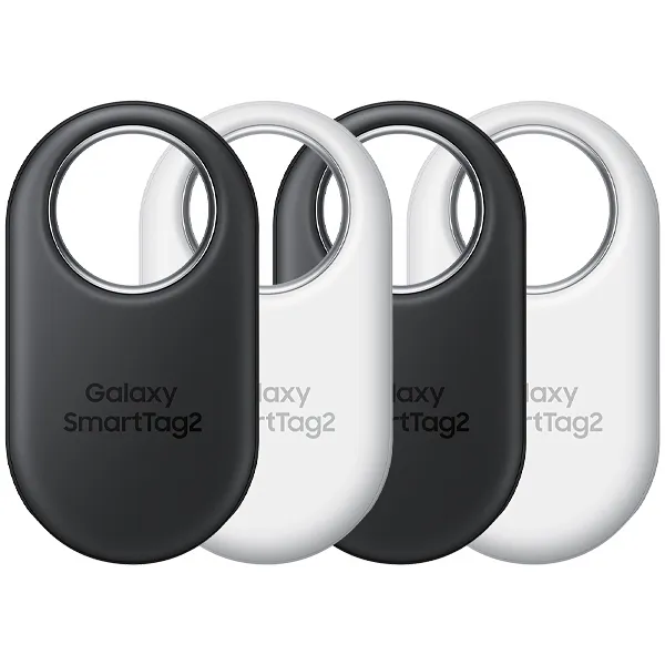 Foto do Produto Localizador Samsung Galaxy SmartTag2 El-T5600 com Bluetooth/NFC - Branco/Preto (4 UNIDADES)