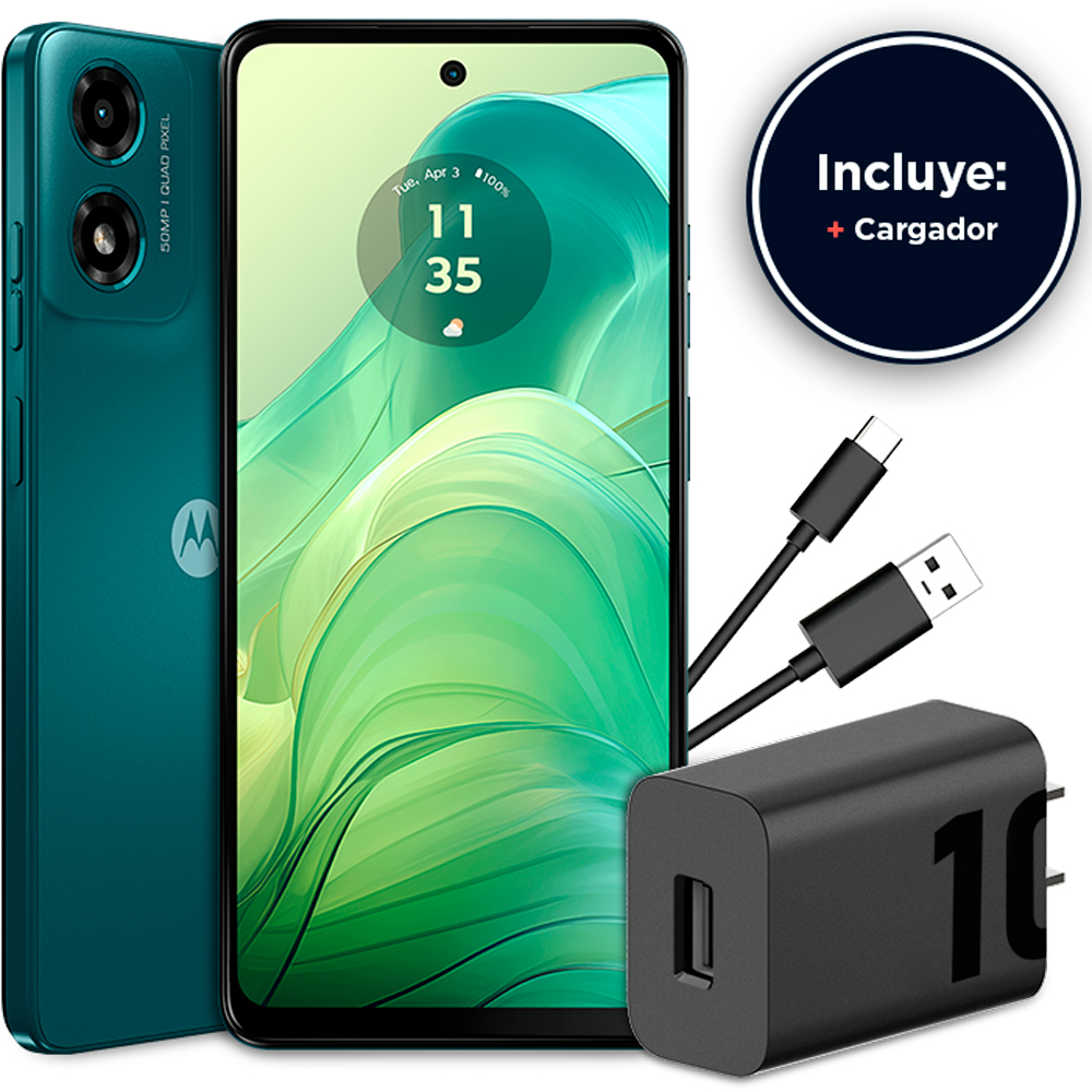 Foto do Produto Smartphone Motorola Moto G04s XT2421-7 Dual SIM 4+4/256GB 6.56? - Alpine Green