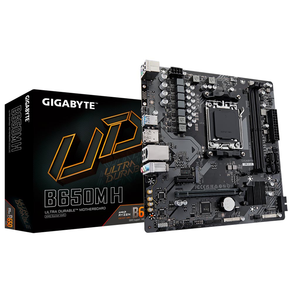 Foto do Produto Placa Mae Gigabyte B650M H Socket AM5 / DDR5